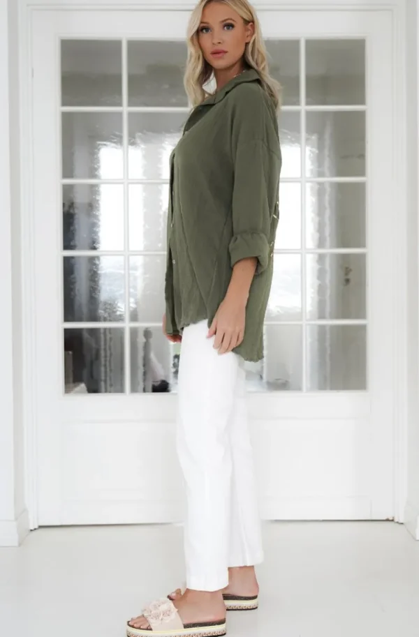 MIXED BRANDS - Eye shirt 6622 - Khaki Clearance