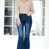 MIXED BRANDS - Flare jeans 1356 - Blue Sale
