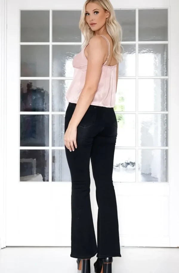 MIXED BRANDS - Flare jeans 6962 - Black Online