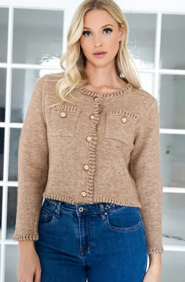 MIXED BRANDS - Flare Jeans with braid 9802 - Blue Hot