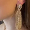 MIXED BRANDS - Glamorous Strass earrings 321-81 - Gold Outlet
