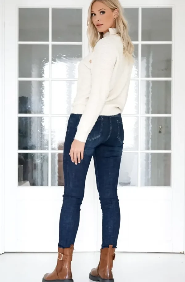 MIXED BRANDS - Halvpolo med knappar 134 - Panna New