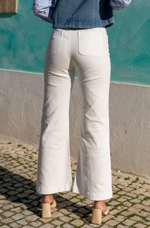 MIXED BRANDS - Jeans H4536 - White Discount