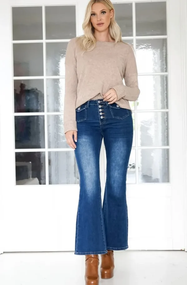 MIXED BRANDS - Jeans with buttons and pockets 1559 Clearance