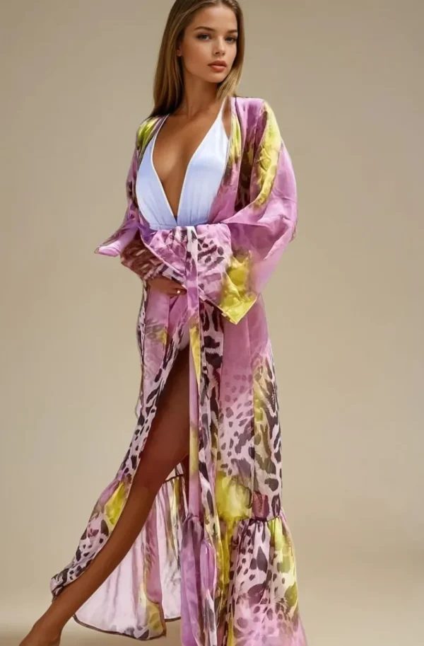 MIXED BRANDS - Kimono 9545 - Violet Fashion