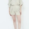 MIXED BRANDS - Linen Shorts Beige Best