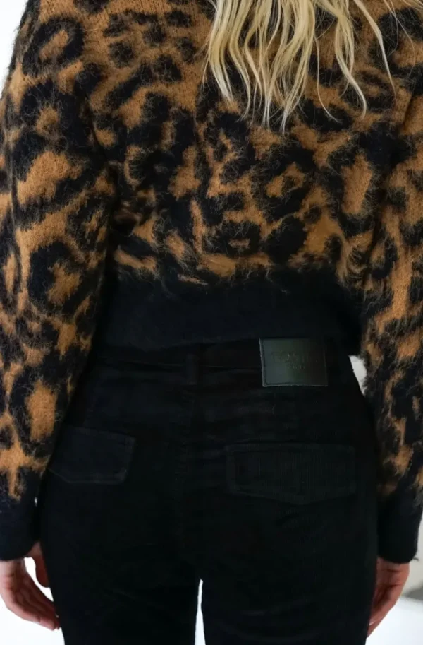 MIXED BRANDS - Long velour pant 2745 - Black Outlet