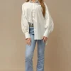 MIXED BRANDS - Longer Shirt 3257 - White Discount