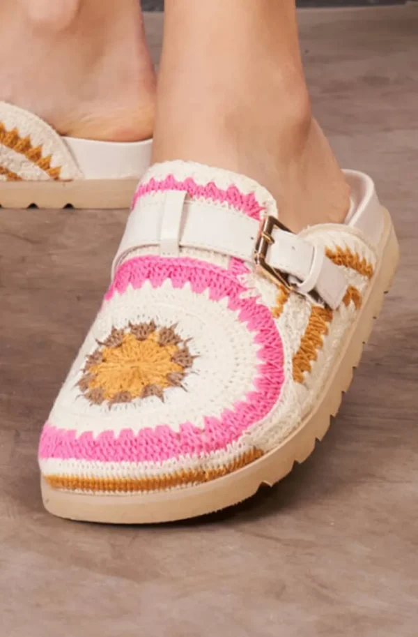 MIXED BRANDS - Mules 2211 - White Sale