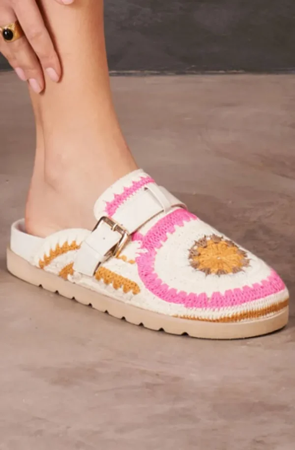 MIXED BRANDS - Mules 2211 - White Sale