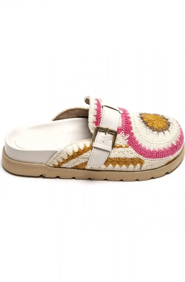 MIXED BRANDS - Mules 2211 - White Sale