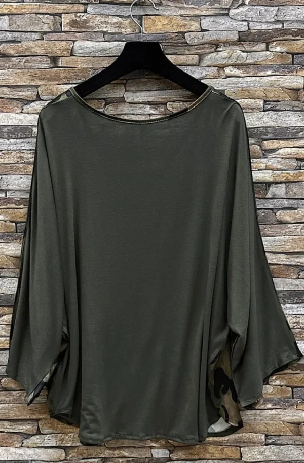MIXED BRANDS - Polene Blouse 7889 - Khaki Leo Outlet