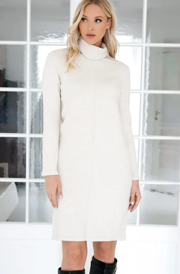 MIXED BRANDS - Polo Dress with Detail 6183 - Beige Discount