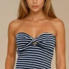 MIXED BRANDS - Tube top 9576 - Striped Marine Best