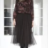 MIXED BRANDS - Tulle skirt Tulipa 0231 - Dark Brown New