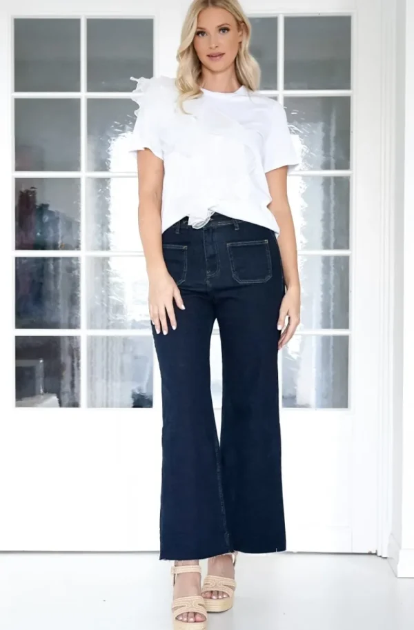 MIXED BRANDS - Wide leg jeans with Pockets 9200 New