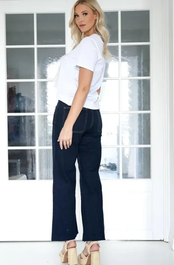 MIXED BRANDS - Wide leg jeans with Pockets 9200 New