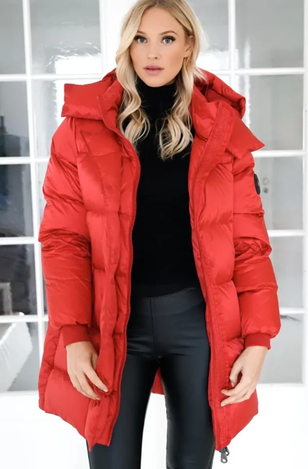 MONEL - Lucie Boxy Mid - Bright Red Sale