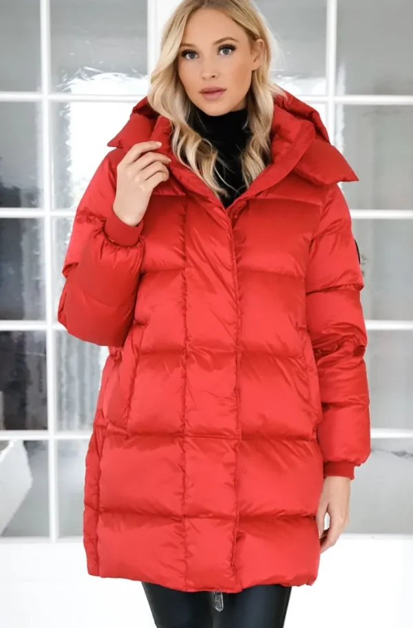 MONEL - Lucie Boxy Mid - Bright Red Sale