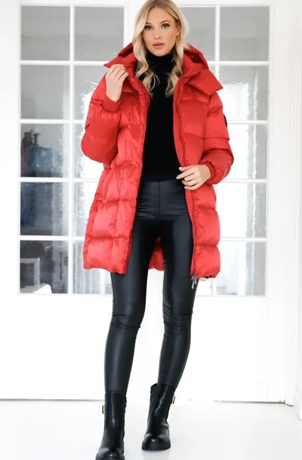 MONEL - Lucie Boxy Mid - Bright Red Sale