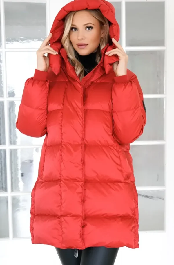 MONEL - Lucie Boxy Mid - Bright Red Sale