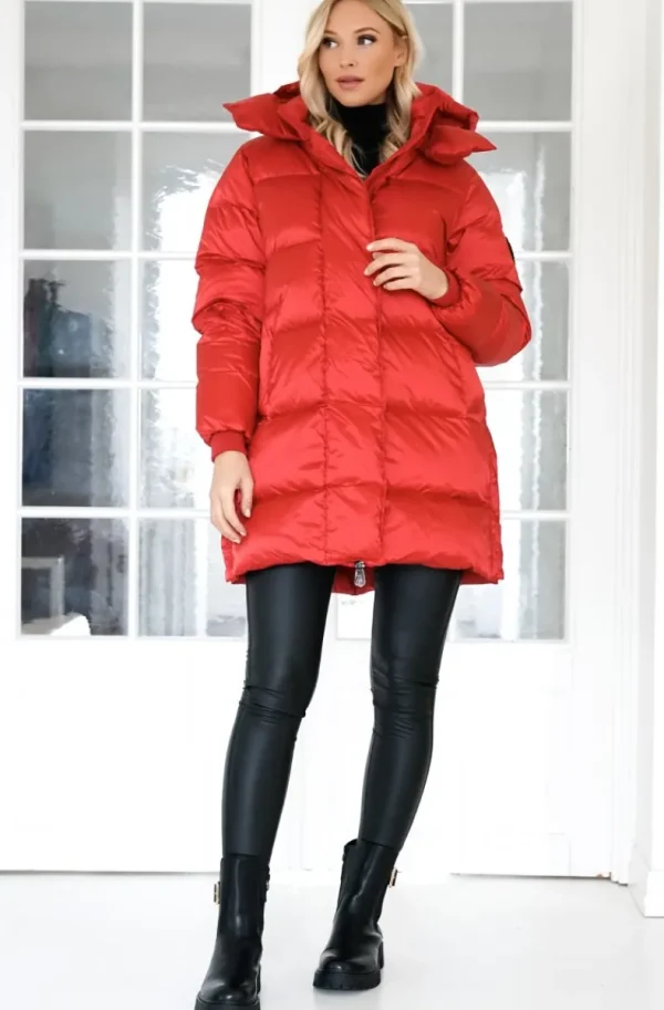 MONEL - Lucie Boxy Mid - Bright Red Sale