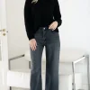 MY ESSENTIAL WARDROBE - Louis Jeans High Wide Dark Grey 30 Best