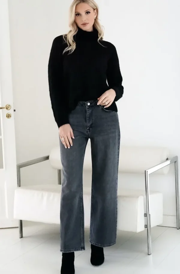 MY ESSENTIAL WARDROBE - Louis Jeans High Wide Dark Grey 30 Best