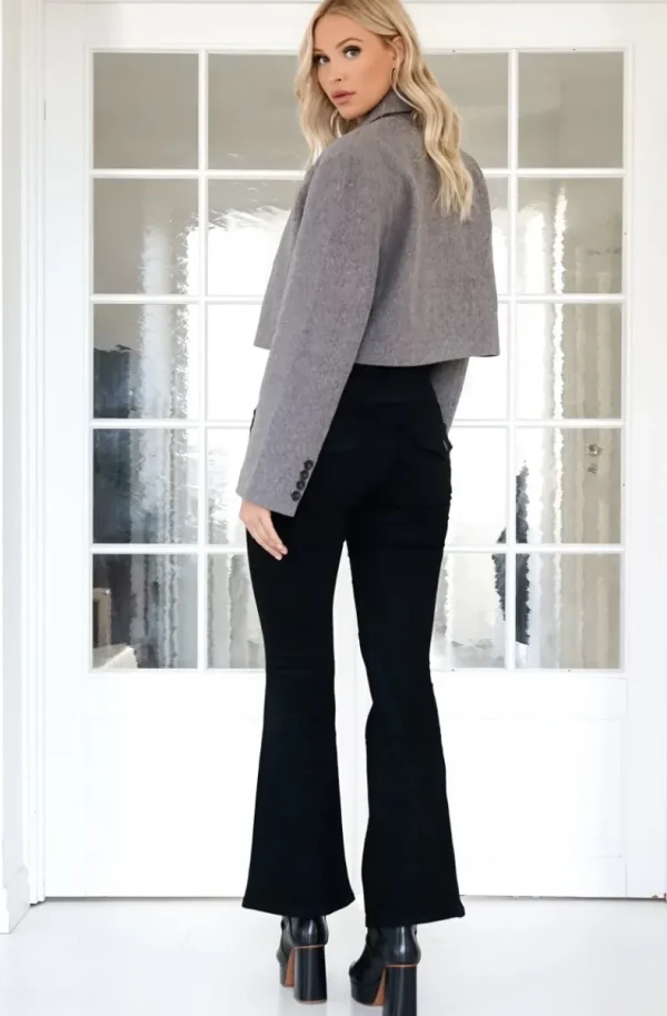 NORR - Badine Short Blazer Grey Melange Discount