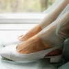 ODARE - Girona Ballerina Nappa Offwhite Discount