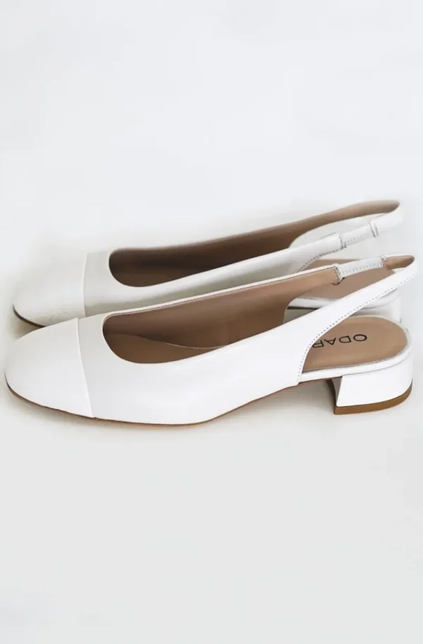ODARE - Girona Ballerina Nappa Offwhite Discount