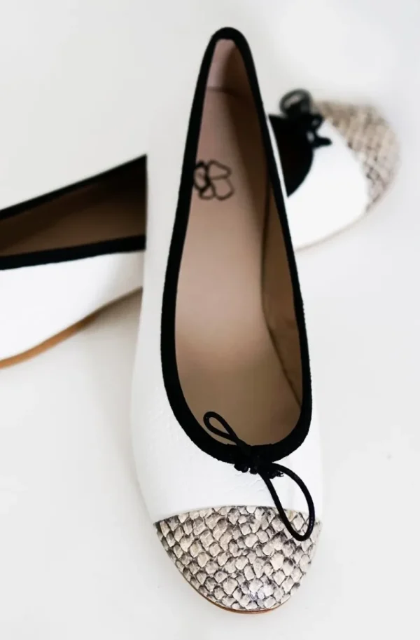 ODARE - Valencia Ballerina Offwhite Roccia Online