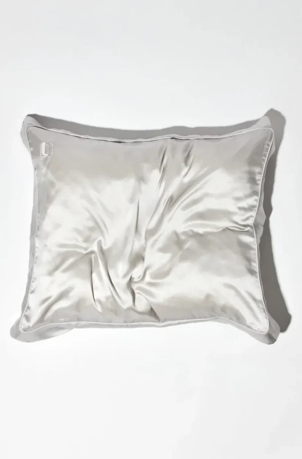 OUR NEW ROUTINE - Silk Pillowcase 002 Light Grey Discount