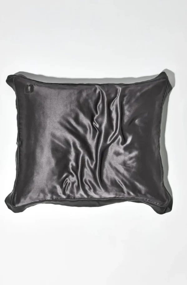 OUR NEW ROUTINE - Silk Pillowcase 003 Dark Grey Outlet