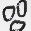 OUR NEW ROUTINE - Slim Hair Ties Black Online