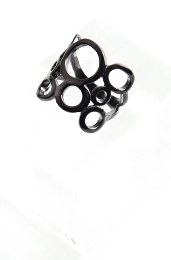 PLAIN VANILLA - Dizzy ring - Black Sale