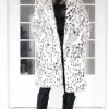 PLAIN VANILLA - Long Faux Fur Leo Coat Sale