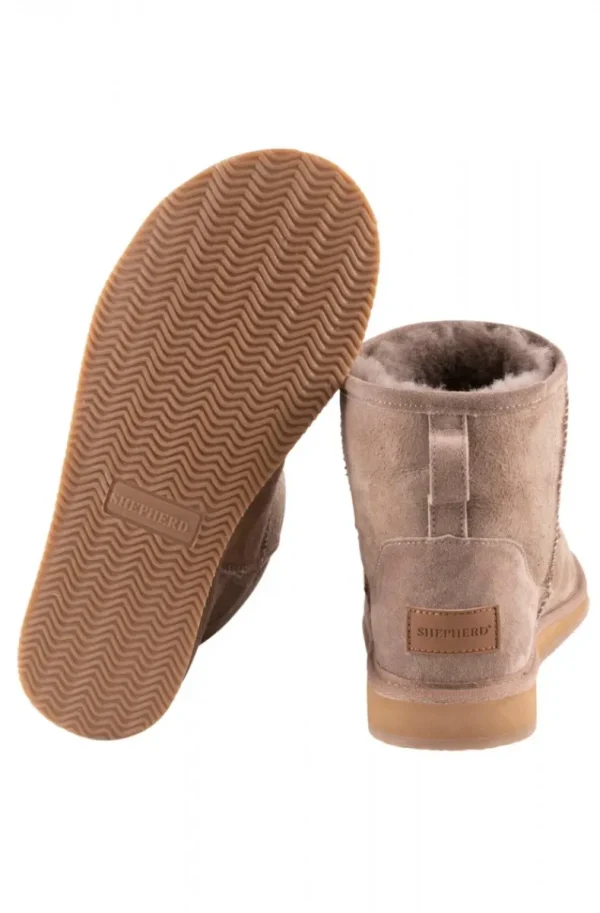 SHEPHERD OF SWEDEN - Dam Laura Ankelhöga Fårskinnsboots Stone Sale