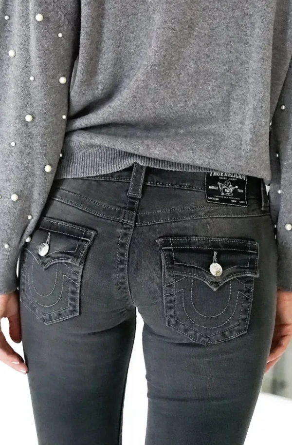 TRUE RELIGION - Joey low rise Bootcut - Charcoal Online