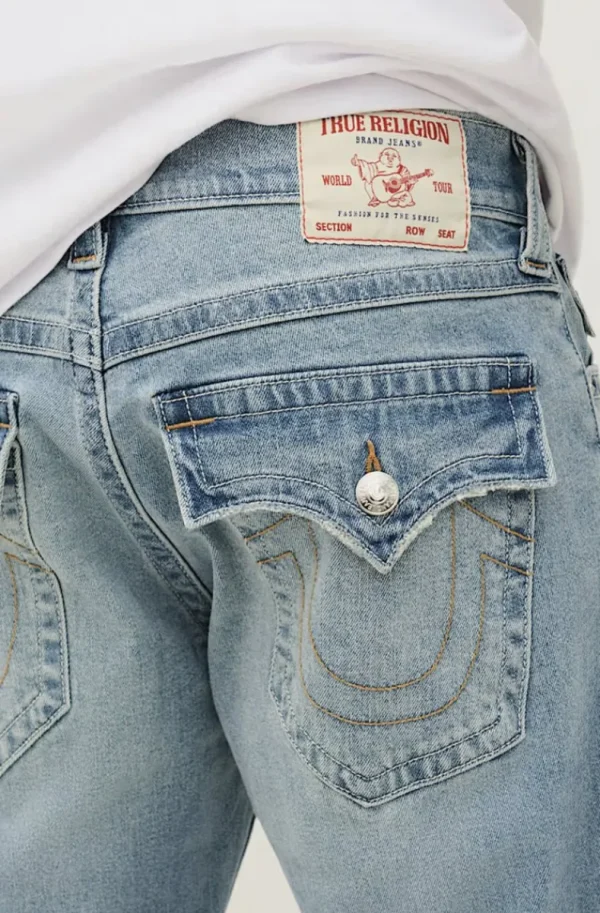 TRUE RELIGION - Mens - Ricky Flap 32 Brilliant Med Wash Hot