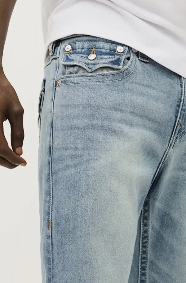 TRUE RELIGION - Mens - Ricky Flap 32 Brilliant Med Wash Hot