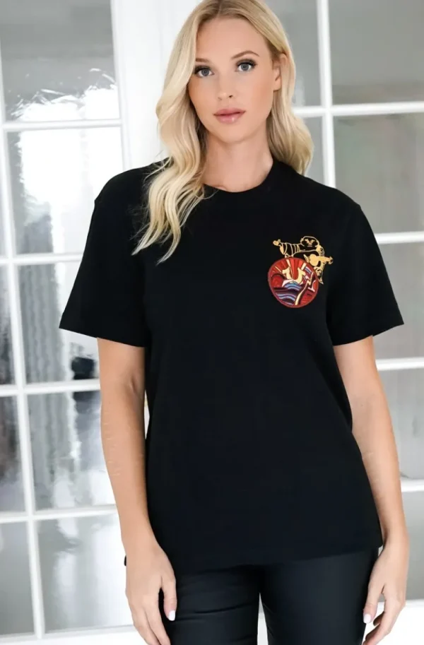 TRUE RELIGION - Patch Short Sleeve Tee - Black Discount