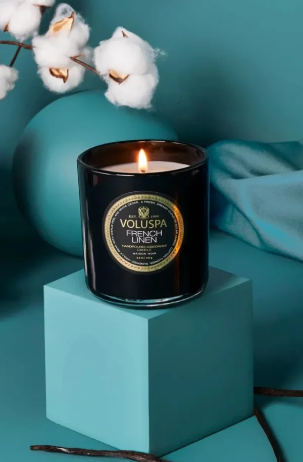 VOLUSPA - French Linen Boxed Candle New