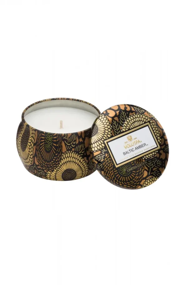 VOLUSPA - Mini Tin Candle Baltic Amber Hot