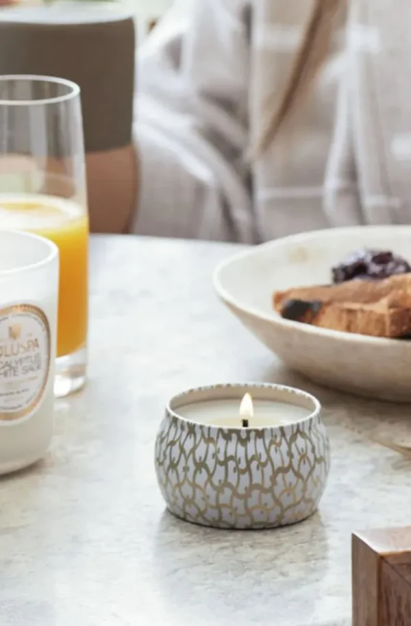 VOLUSPA - Mini Tin Candle 25tim - Eucalyptus & White Sage Clearance
