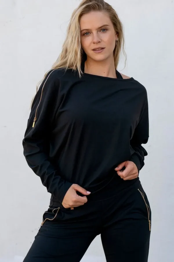 WALLDERINSKA - Edge Casual Zip Sweater Best